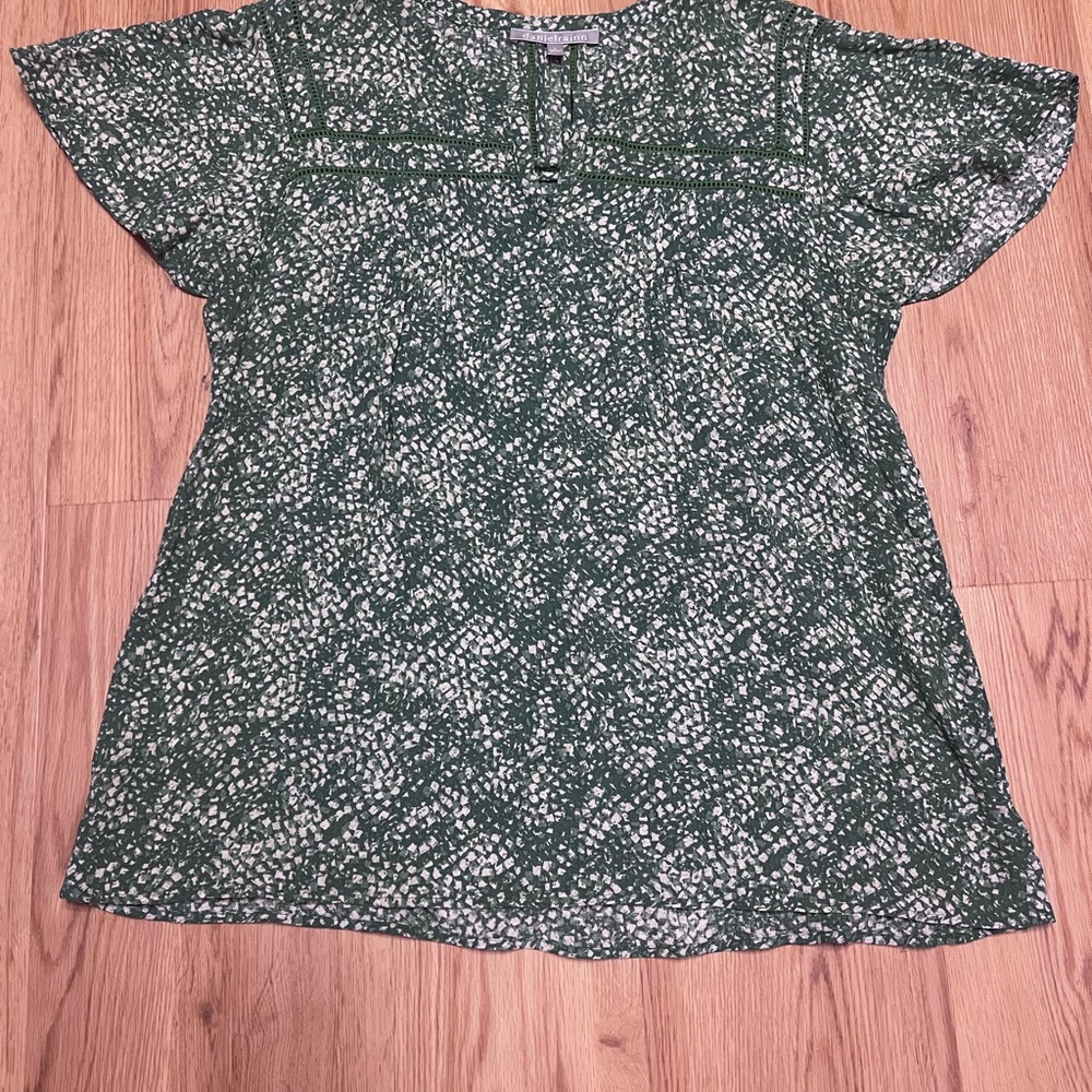 Daniel Rainn Black and White Boxy Blouse